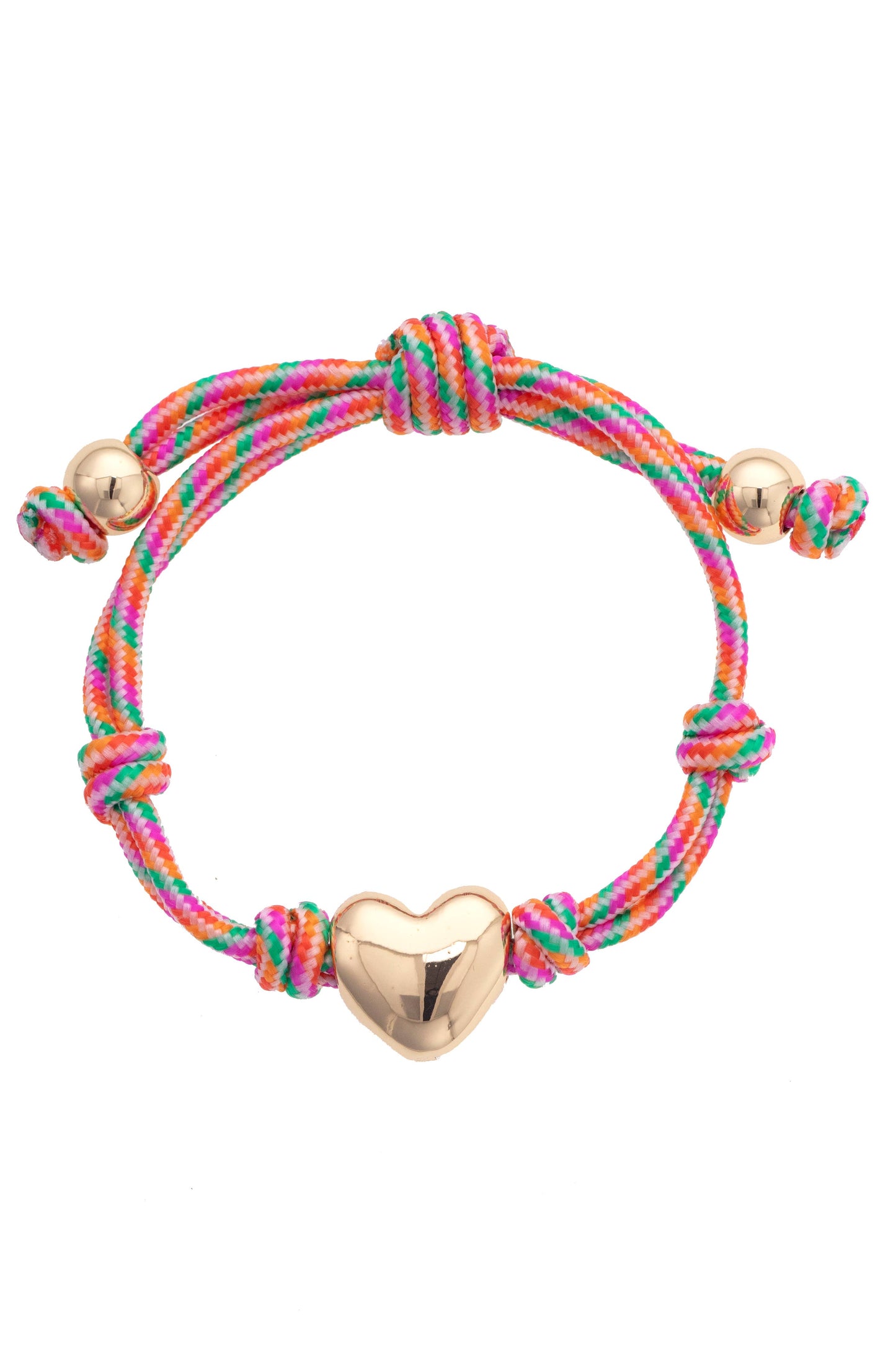 Blaine Puffy Heart Cord Bracelet