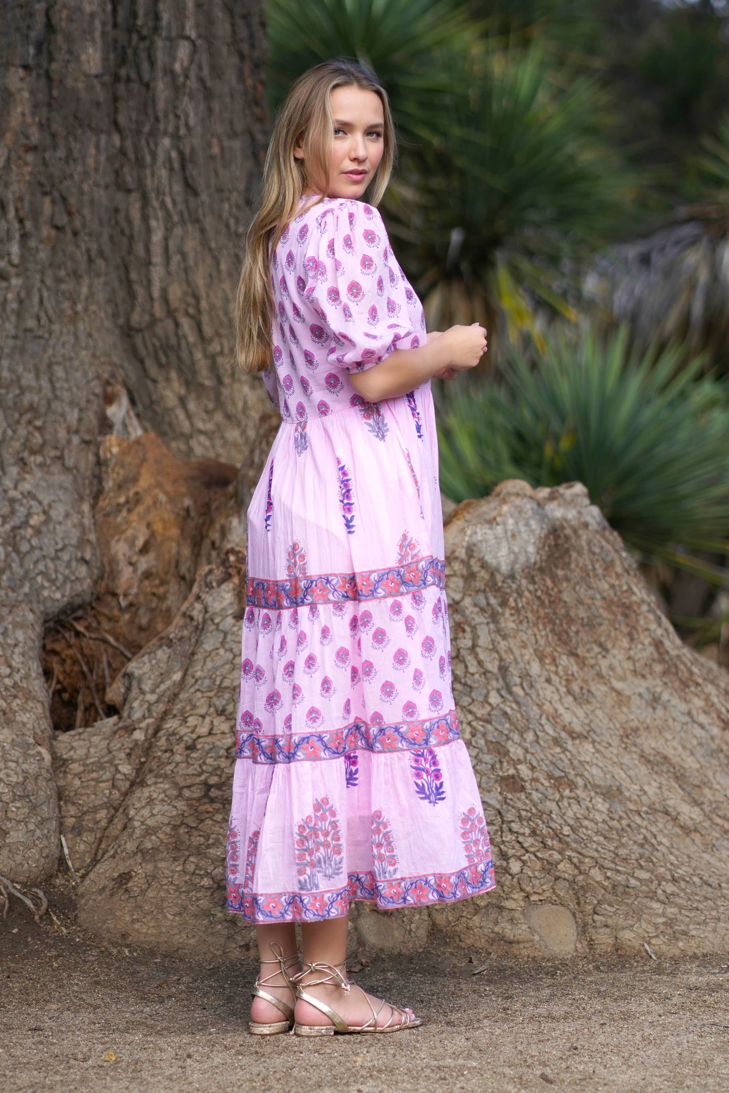 Remi Block Print Maxi Dress