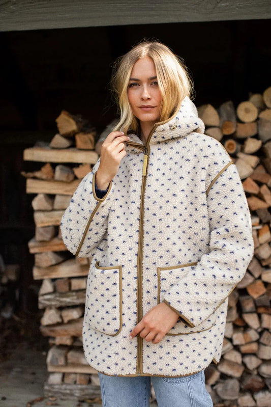 Marea Hooded Sherpa Jacket