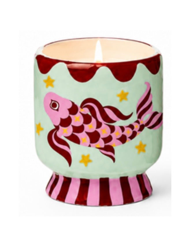 Paddywax ADopo Handpainted Ceramic Candles