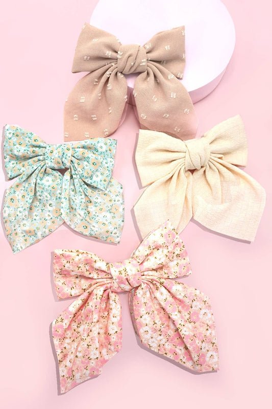 Organza Bow Hair Clip