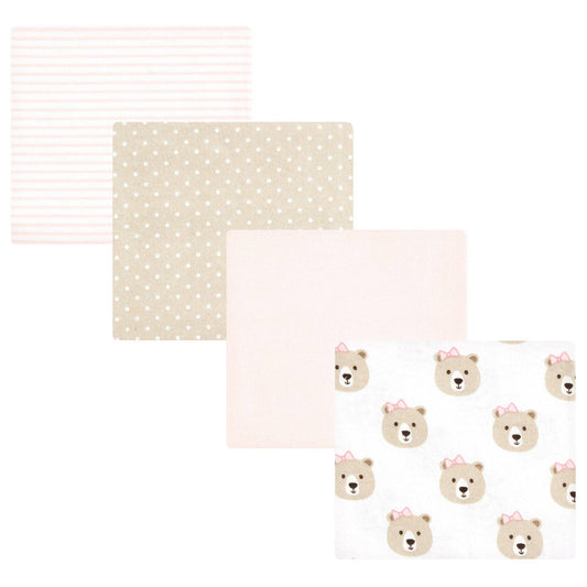 Baby Cotton Flannel Receiving Blanket Sets
