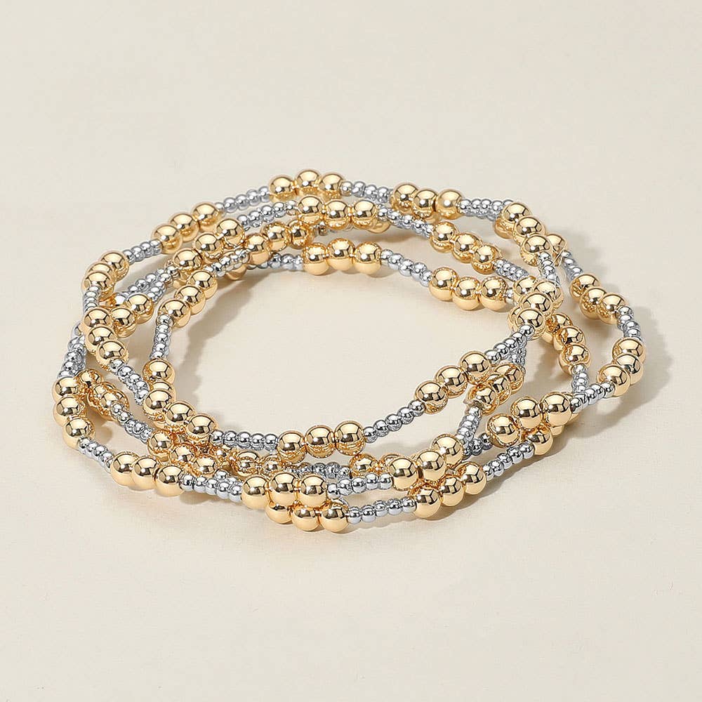 Beaded Stretch Layered Bracelets