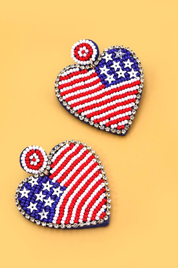 4TH OF JULY DROP EARRINGS