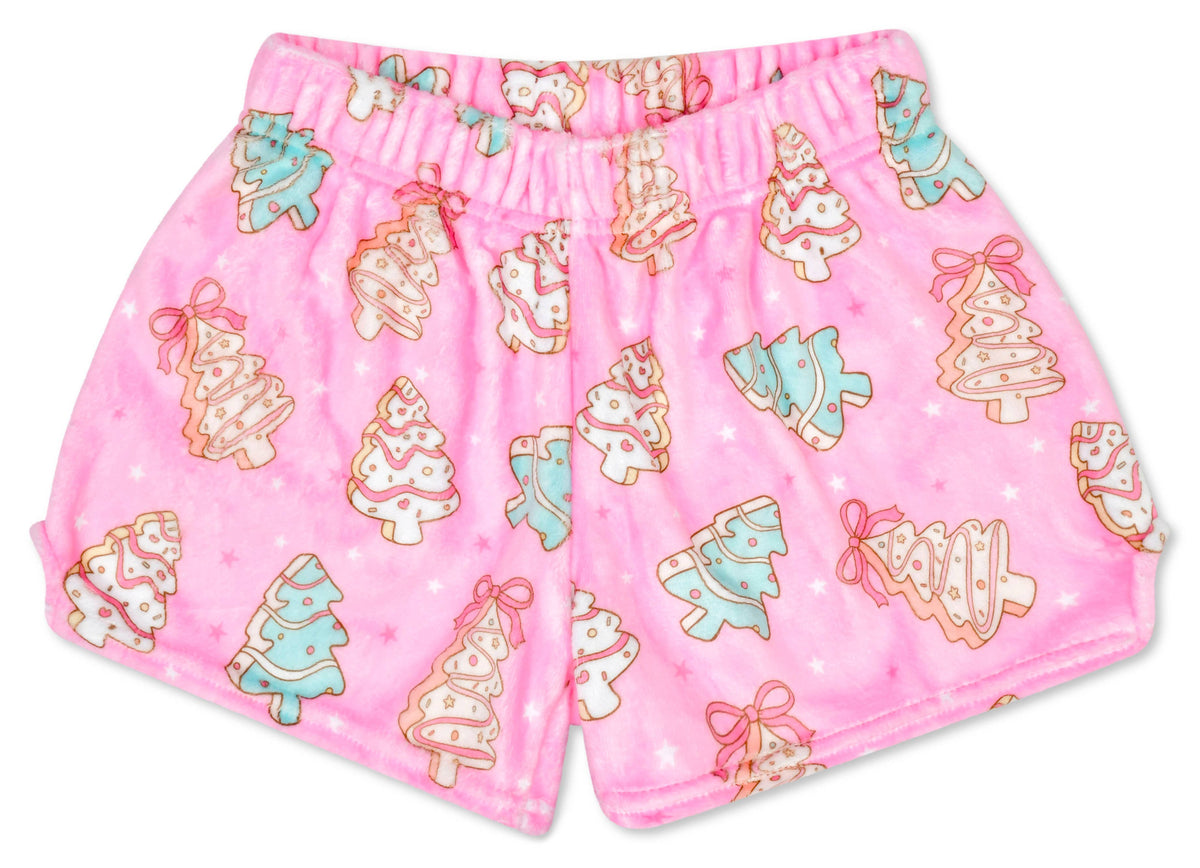 Holiday Cakes Plush Shorts