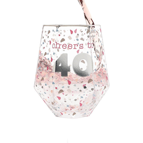 Birthday Cheers Wine Glass