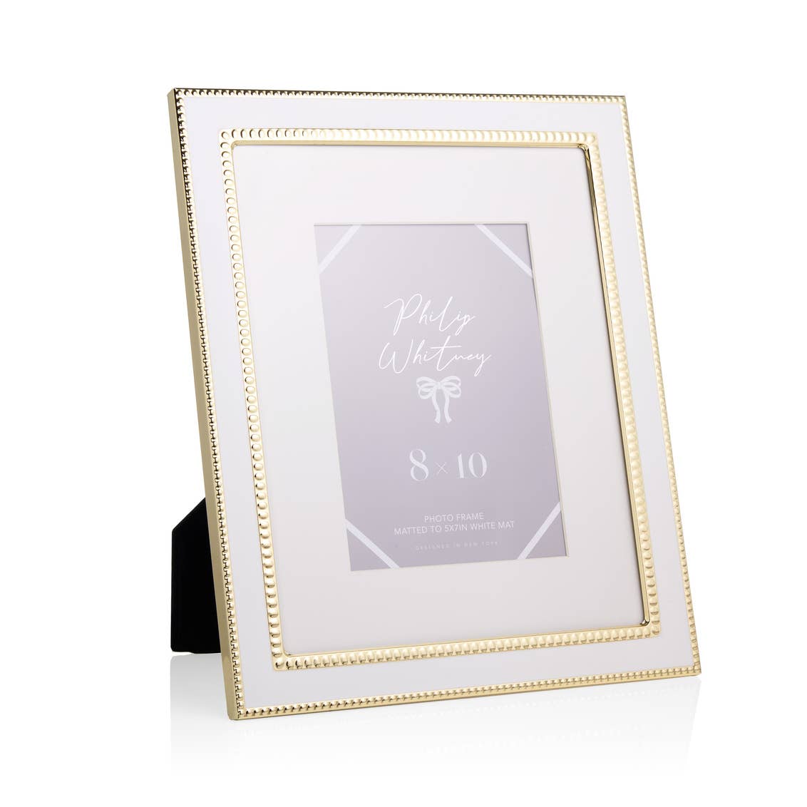 Photo Frame White & Gold