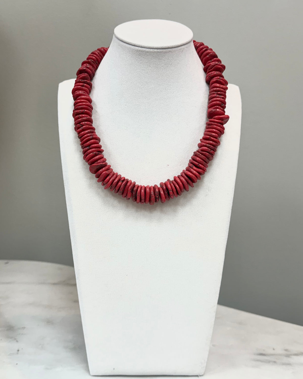 Bonne Mere Graduated Turquoise Stone Necklace