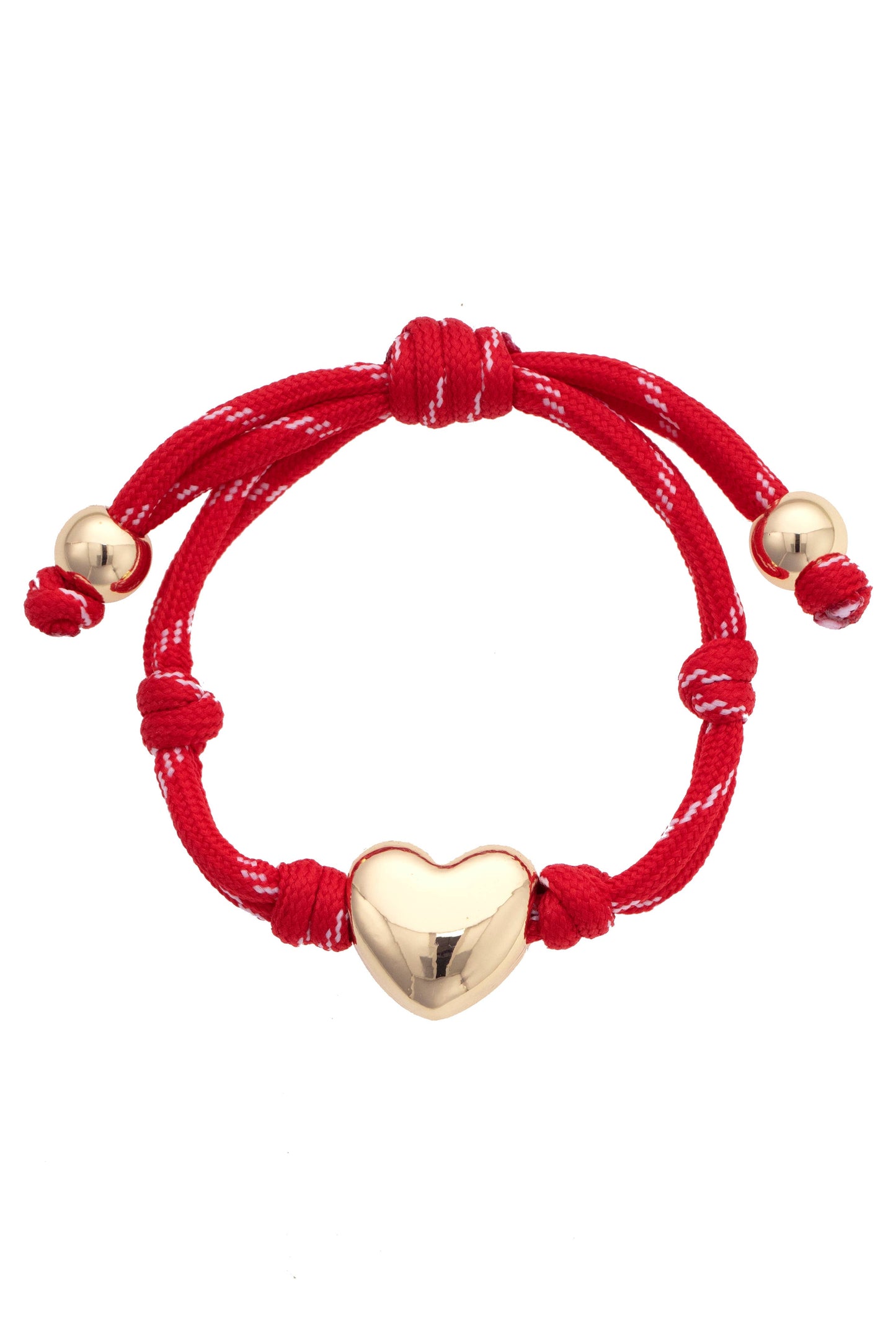 Blaine Puffy Heart Cord Bracelet