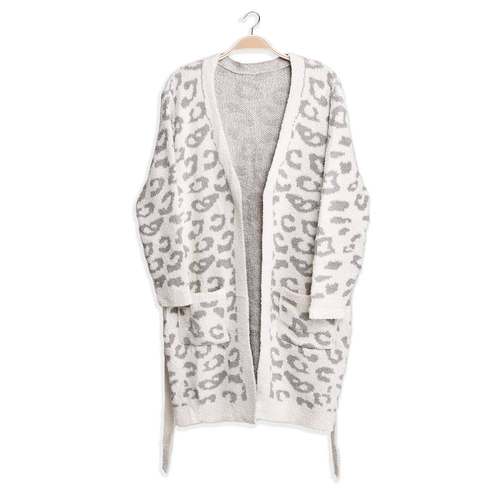 Leopard Patterned Cozy Robe
