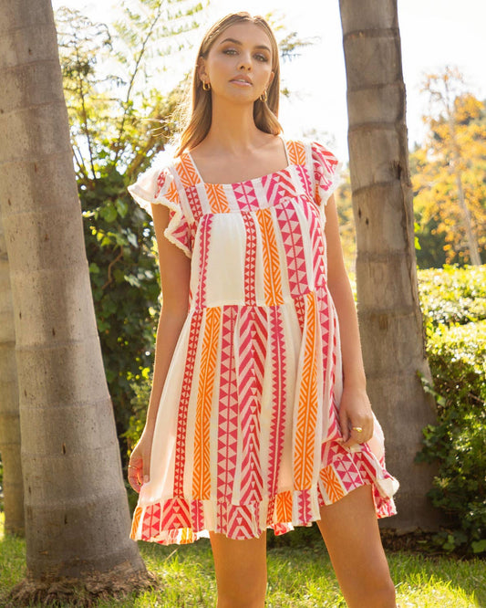 THML Pattern Knit Dress