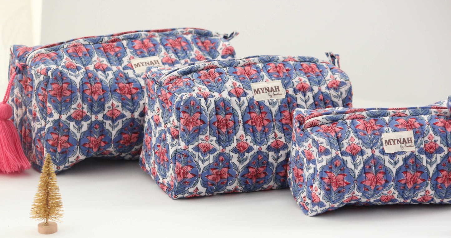 Nantucket Quilted Travel Pouch