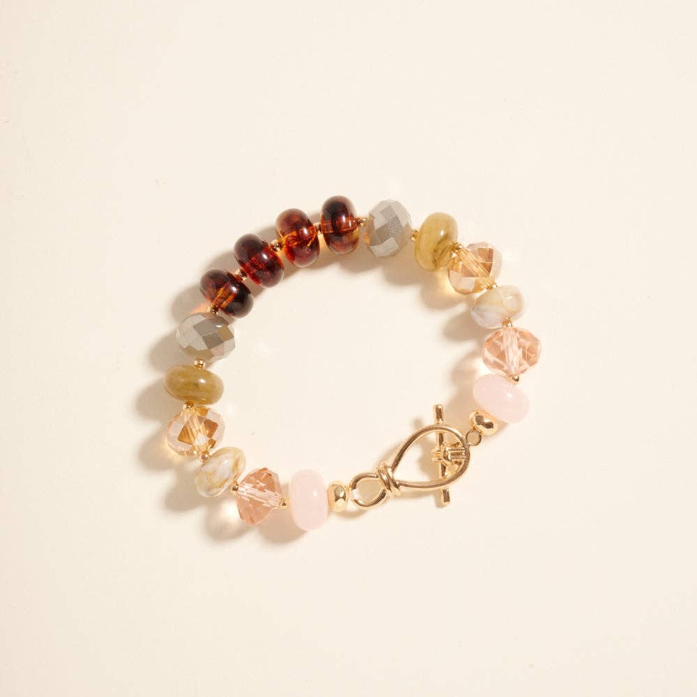 Ombre Beaded Stretch Bracelet