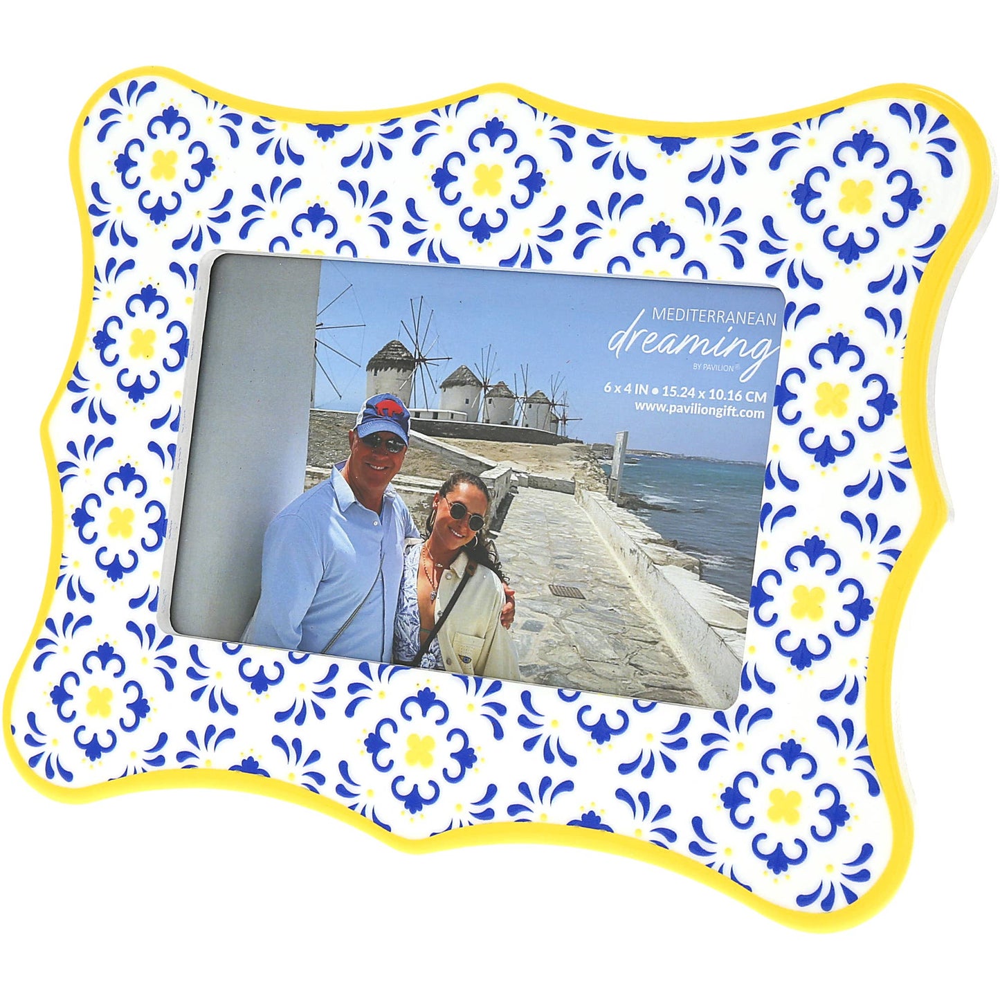Blue & Yellow Picture Frame