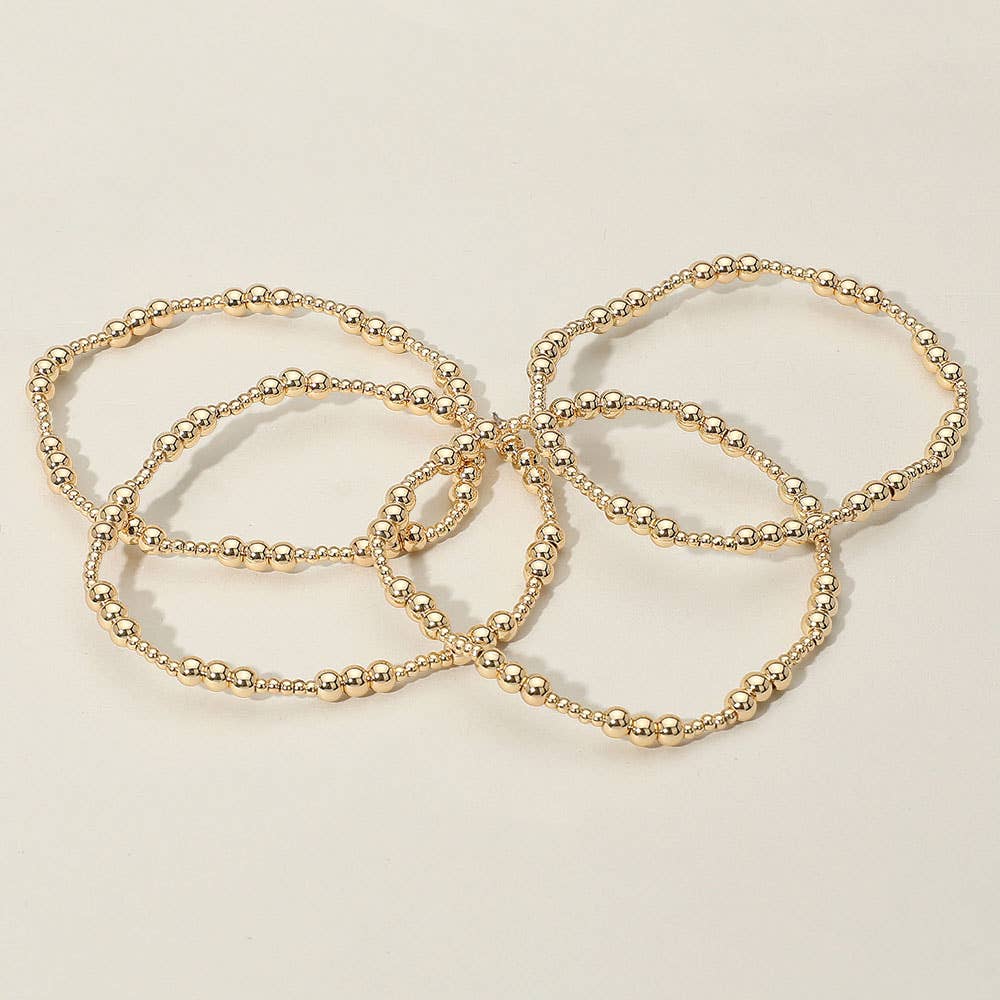 Beaded Stretch Layered Bracelets