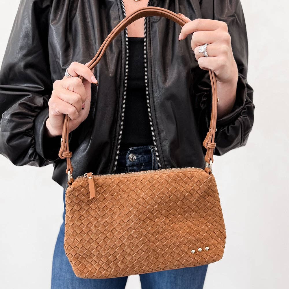 Suede Harper Bag