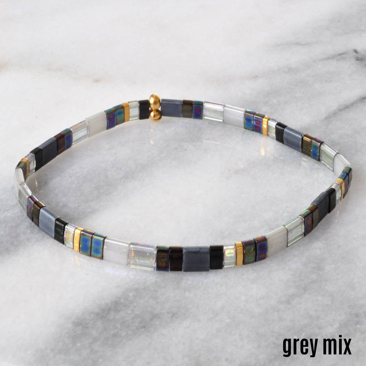 Hand Beaded Tile Bracelets