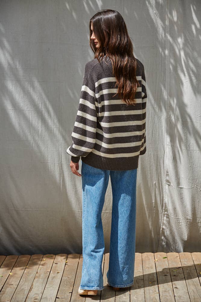 By Together Oversized Stripe Sweater