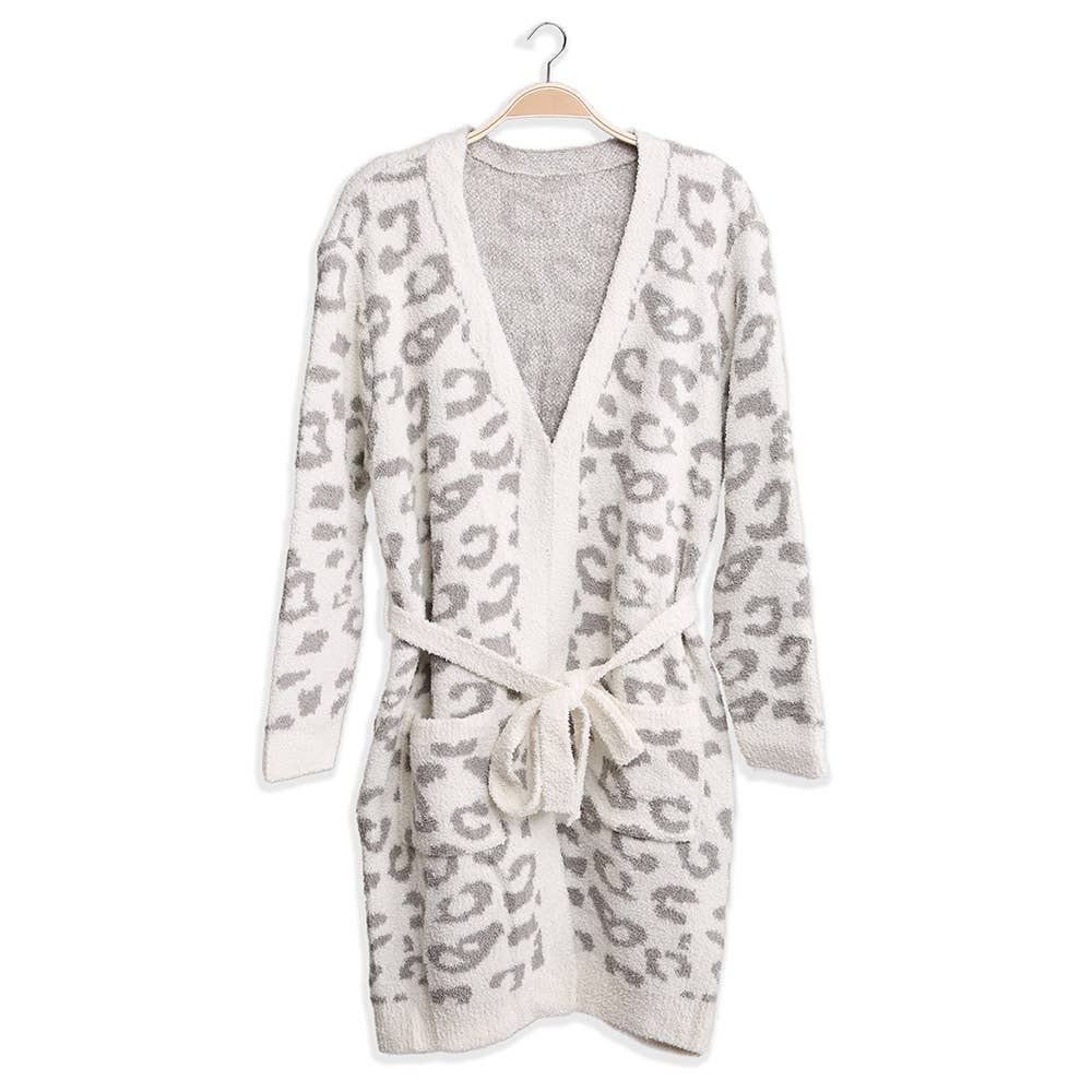 Leopard Patterned Cozy Robe