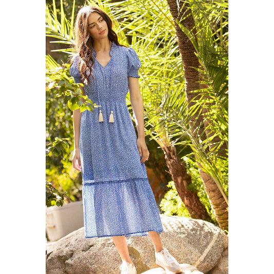 THML Floral Midi Dress