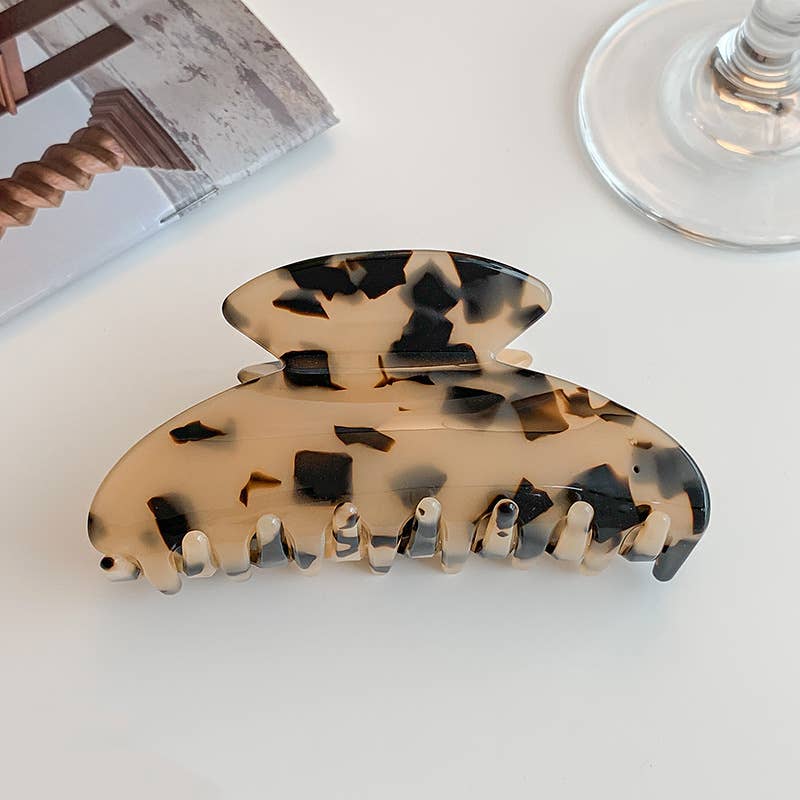 Tortoiseshell & Marbled Acetate Hair Claw Clip
