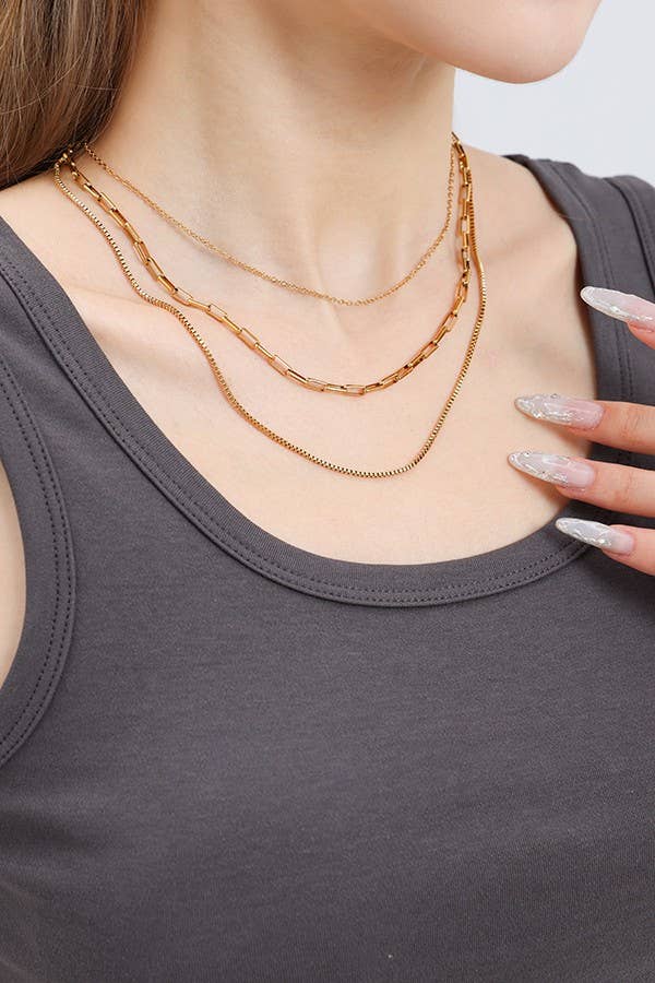 Three Layered Necklace
