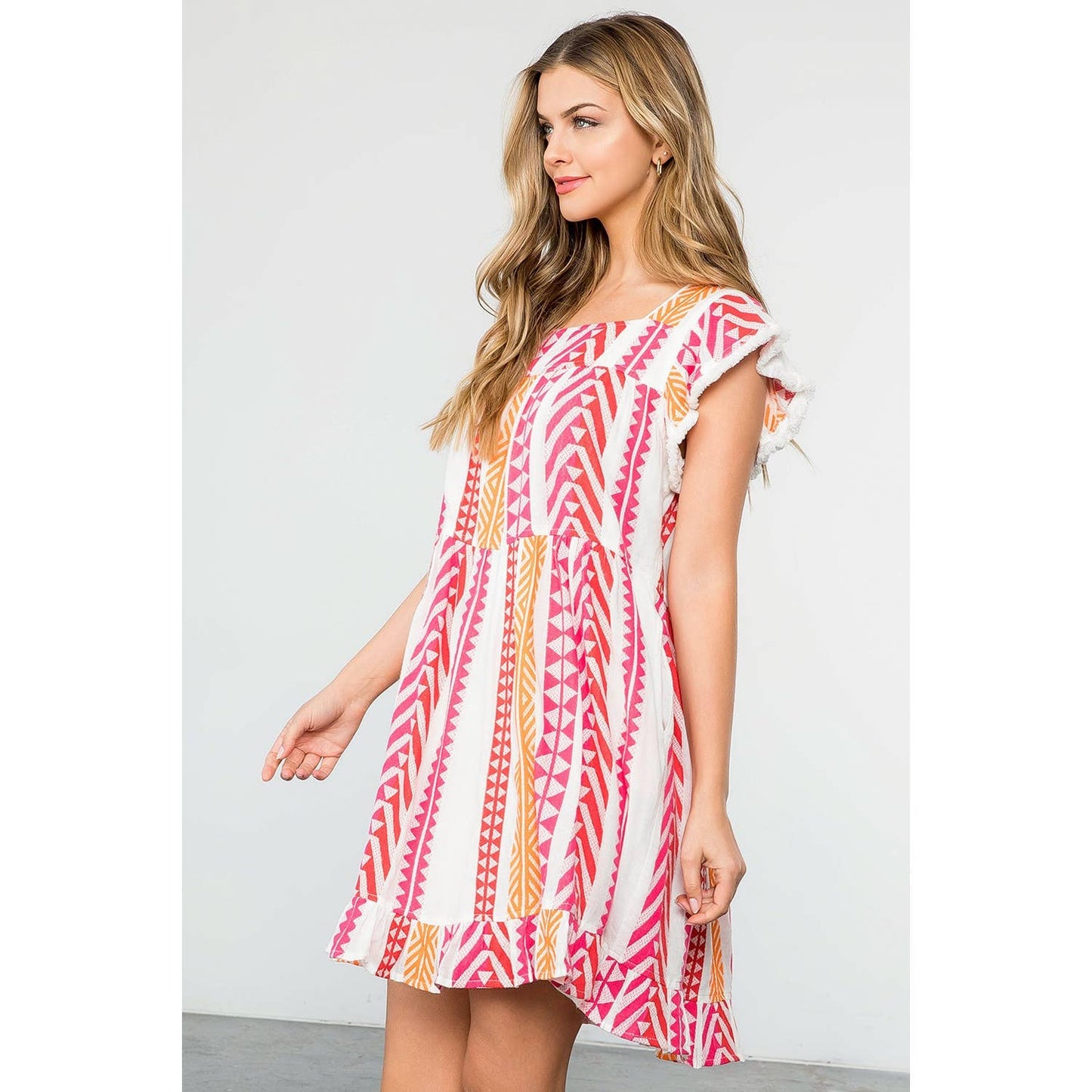 THML Pattern Knit Dress