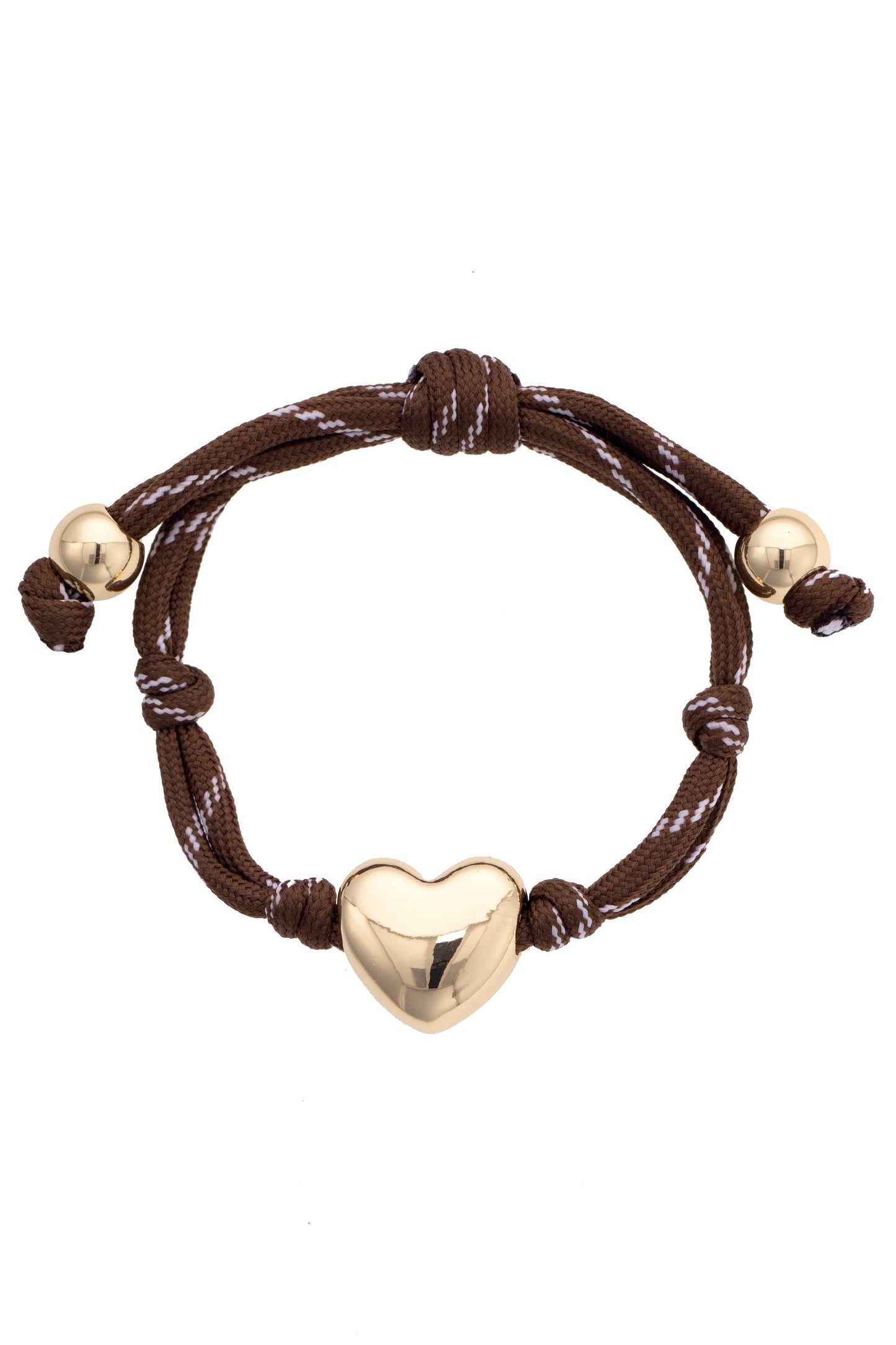 Blaine Puffy Heart Cord Bracelet