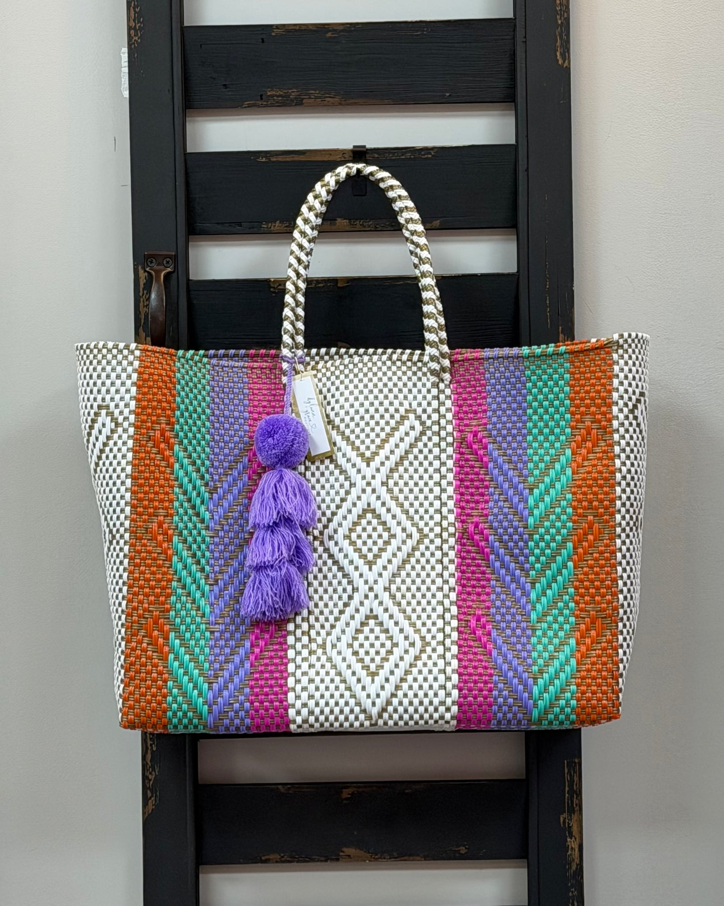 Playa Woven Large Tote Bags