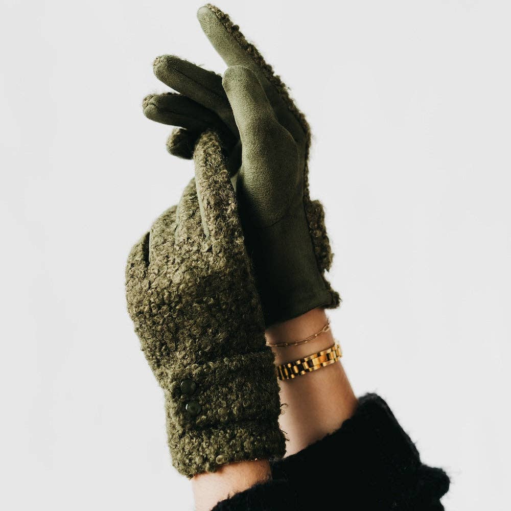 Teddy Sherpa Gloves