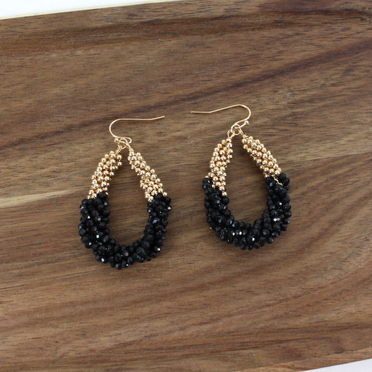 Twisted Beaded Earrings