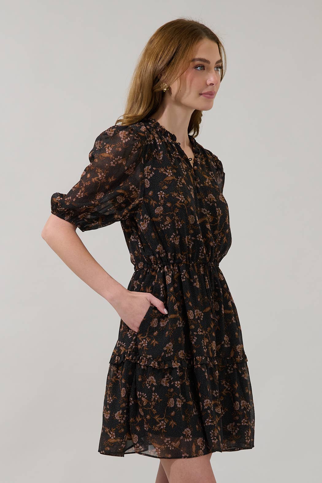 Sugarlips Tiered Mini Dress