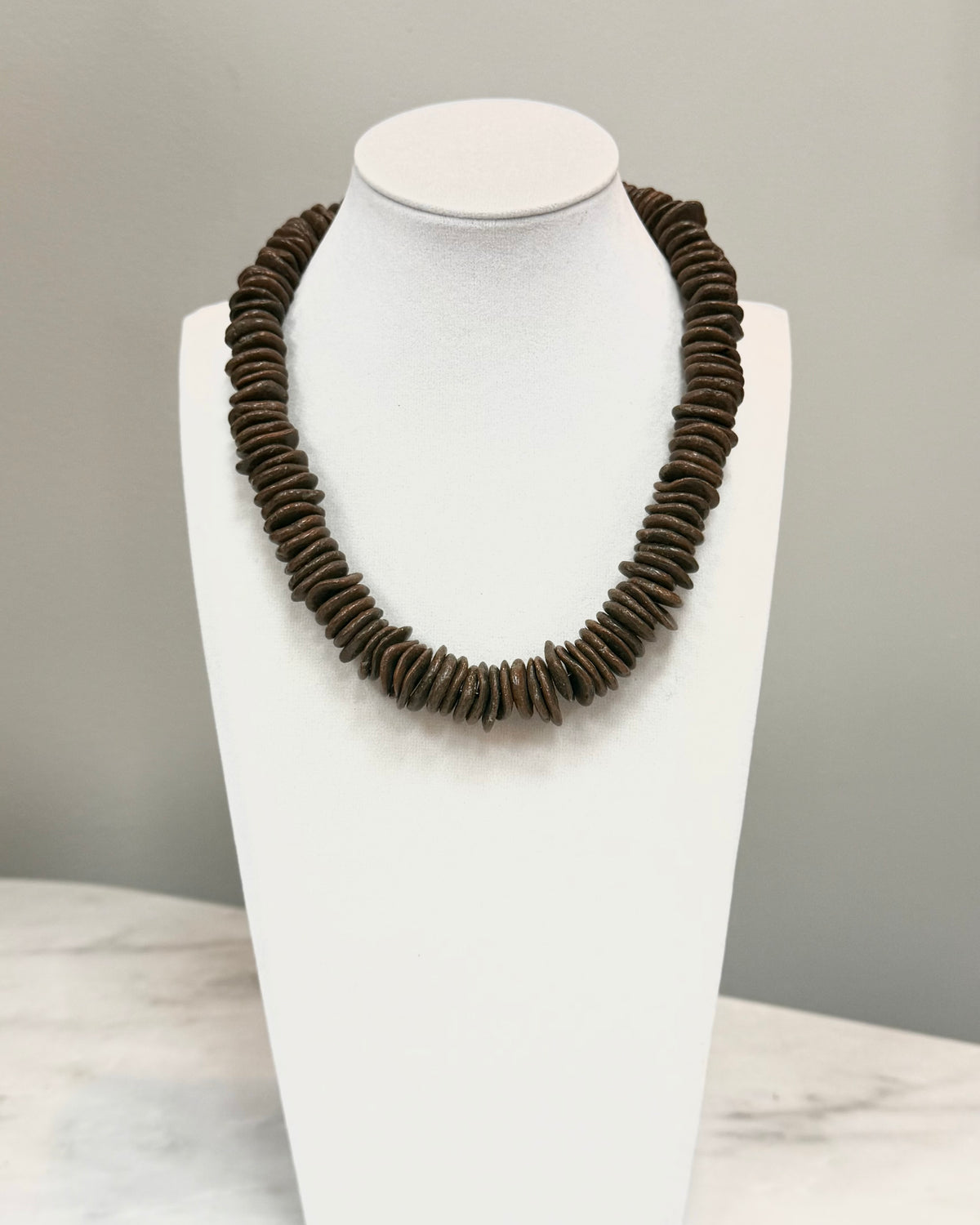 Bonne Mere Graduated Turquoise Stone Necklace