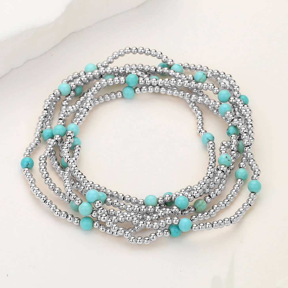Natural Stone Multi Layered Bracelets