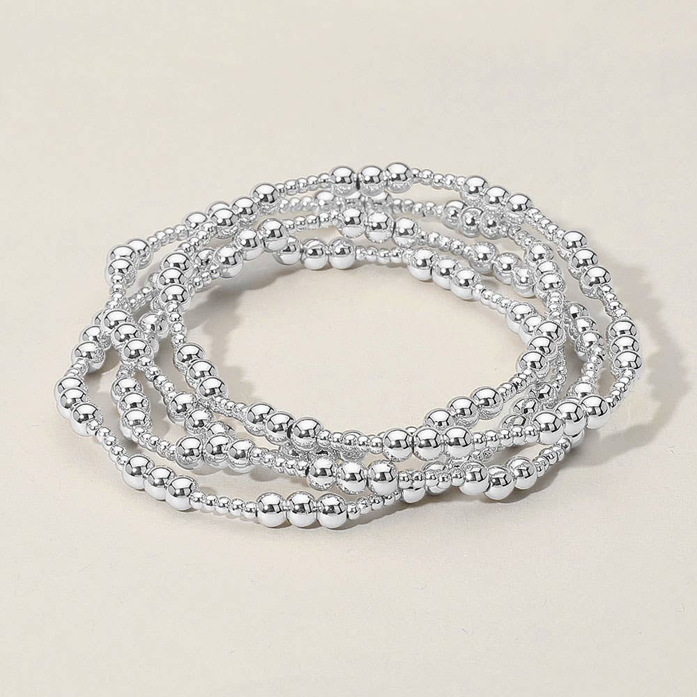 Beaded Stretch Layered Bracelets
