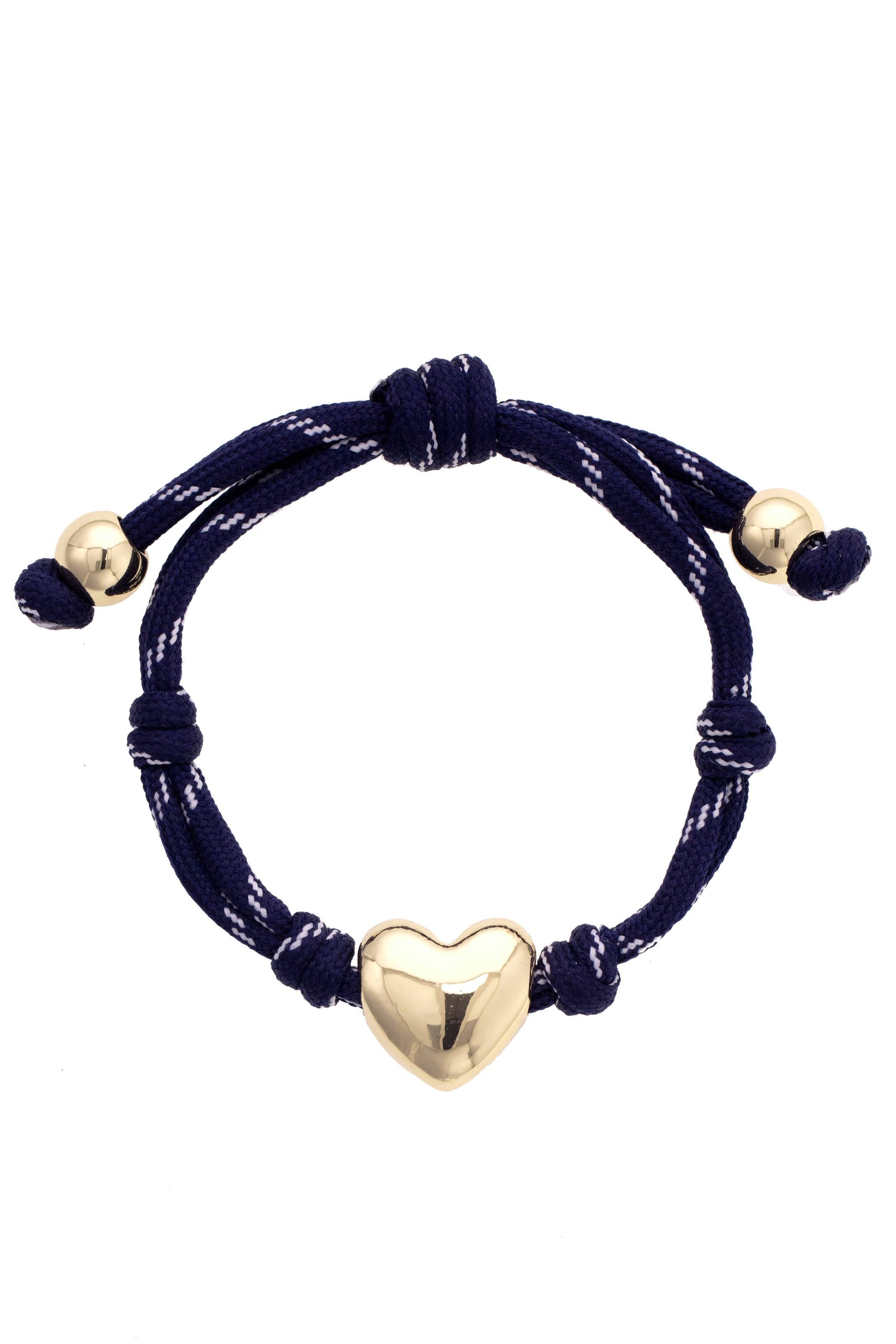 Blaine Puffy Heart Cord Bracelet