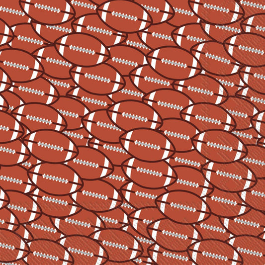 Football Paper Cocktail Napkin