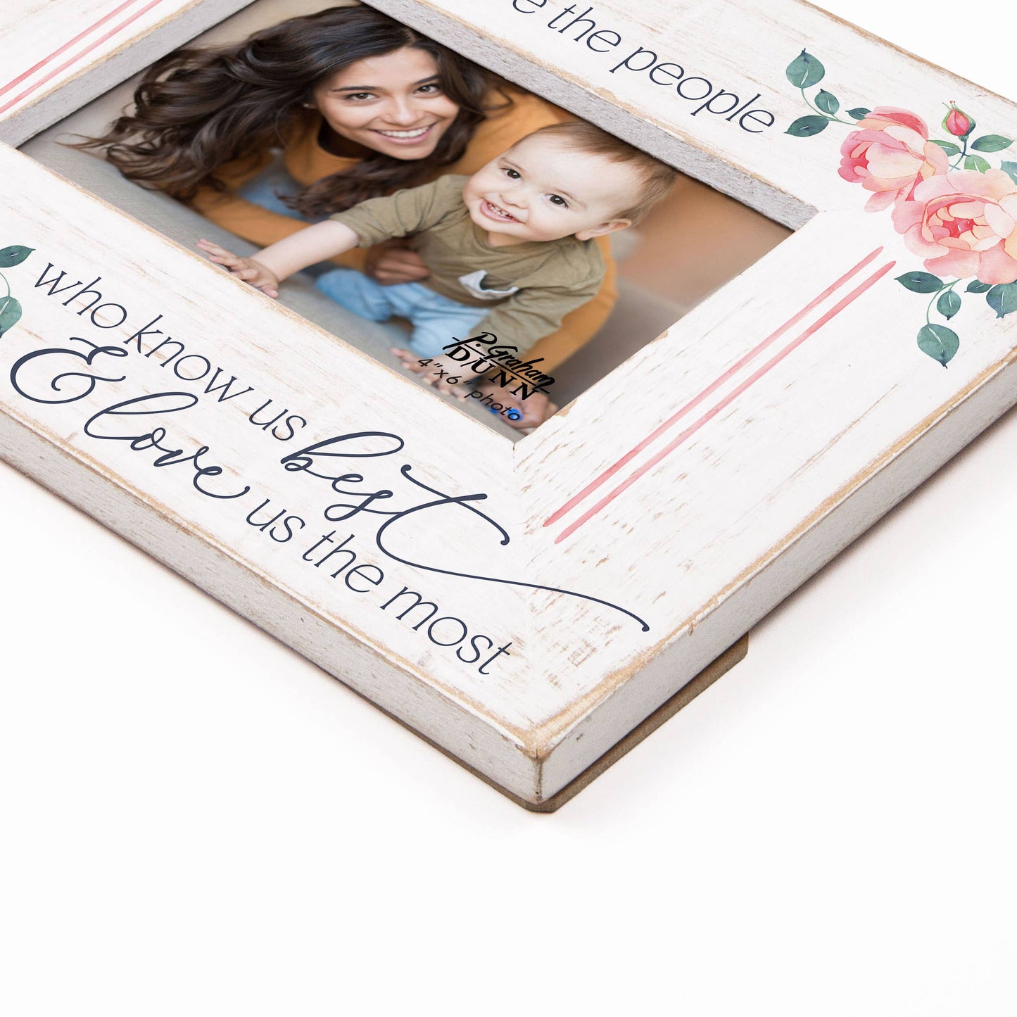 Moms Are The People Who Know Us Best Photo Frame (4x6 Photo)
