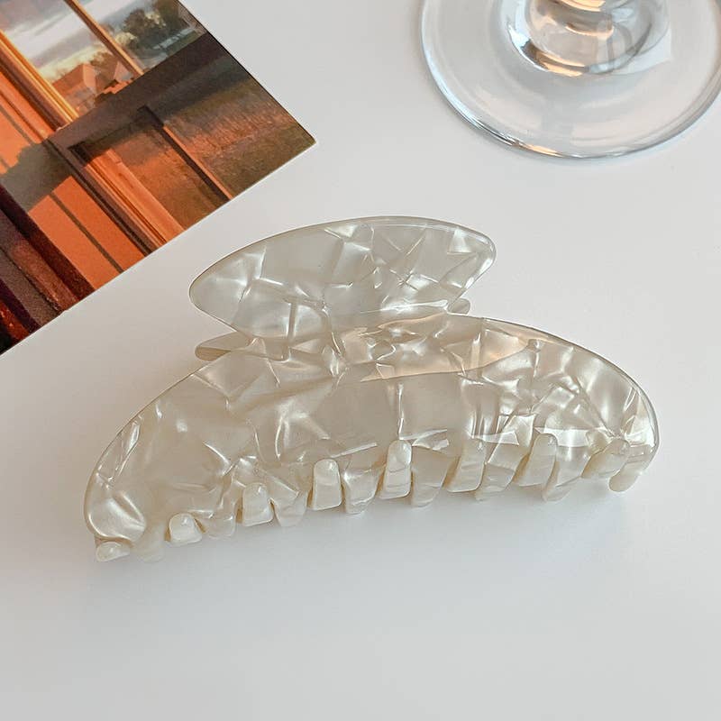 Tortoiseshell & Marbled Acetate Hair Claw Clip