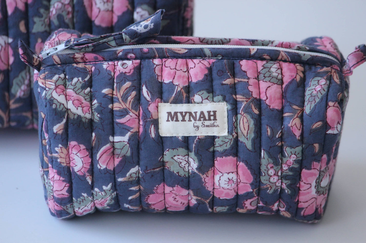Rose Garden Quilted Travel Pouch