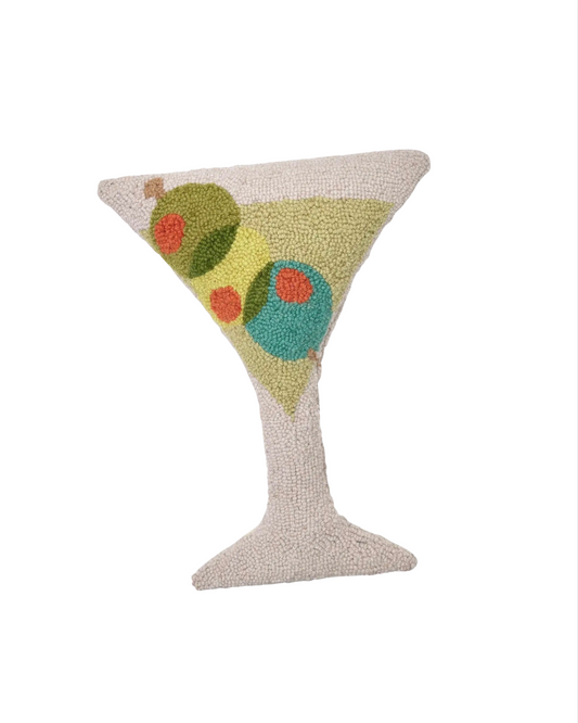 Martini Glass Shape Hook Pillow