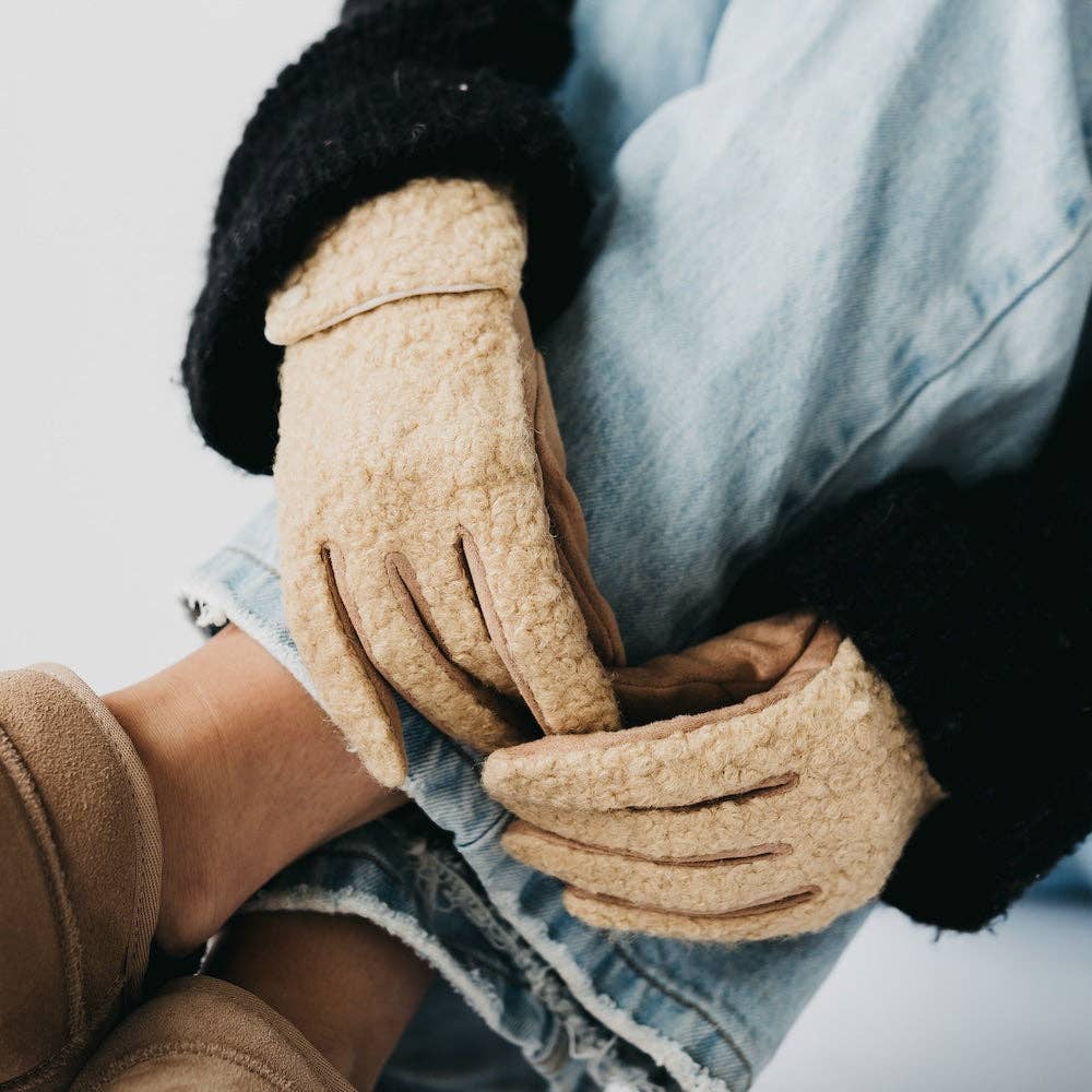 Teddy Sherpa Gloves