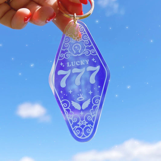 Angel Number Motel Keychain