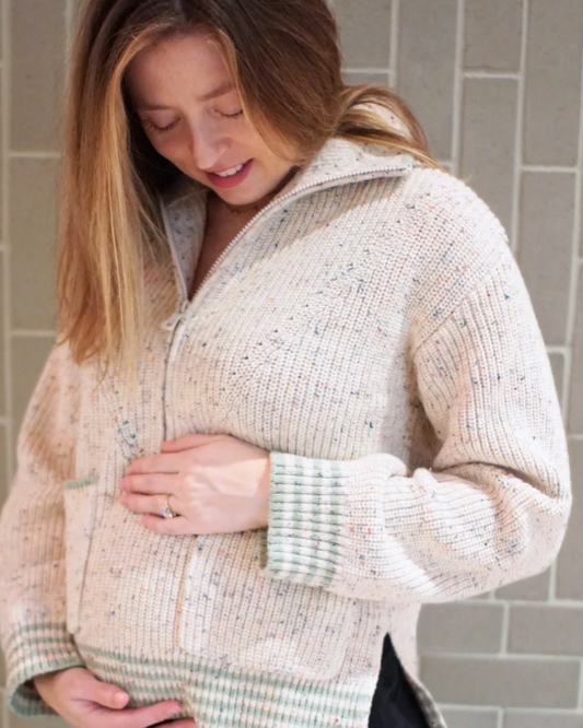 Jhula Women's Half Zip Sweater