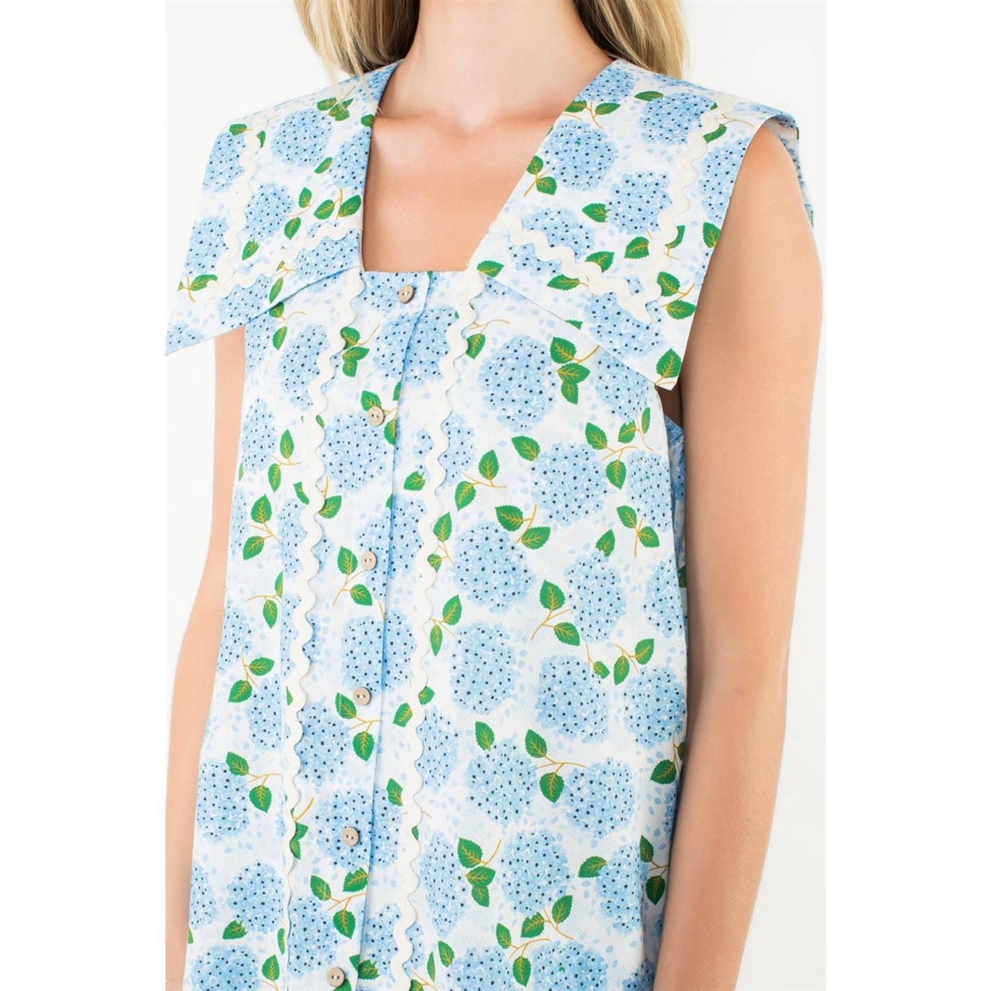 THML Sleeveless Flower Print Dress