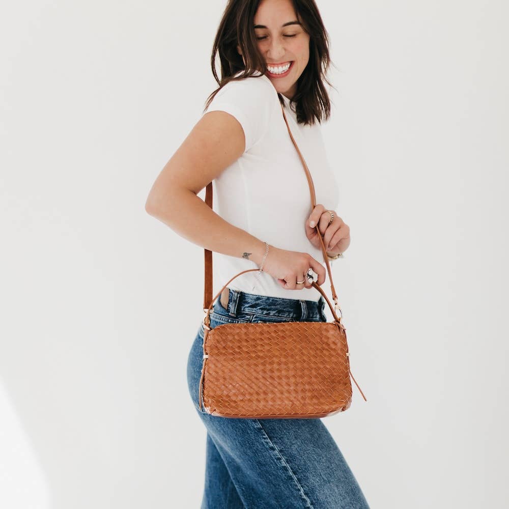 Harper Hobo Woven Shoulder Bag