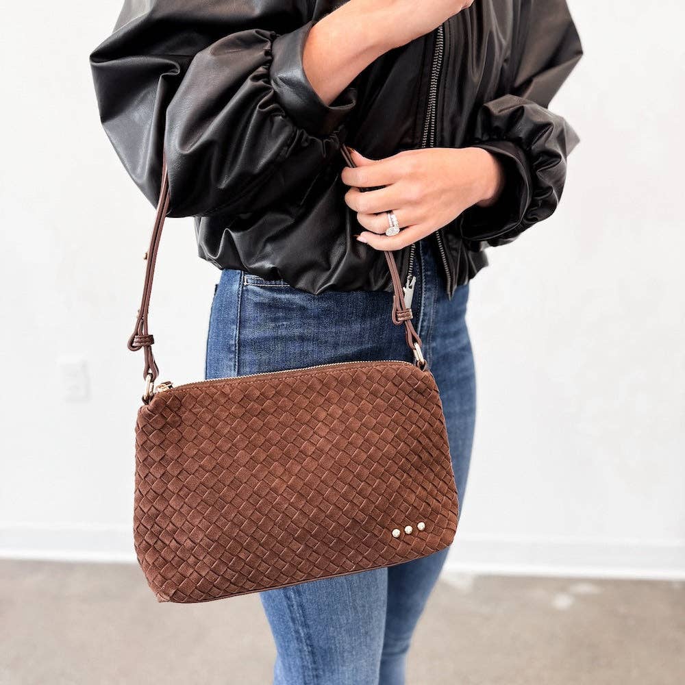 Suede Harper Bag