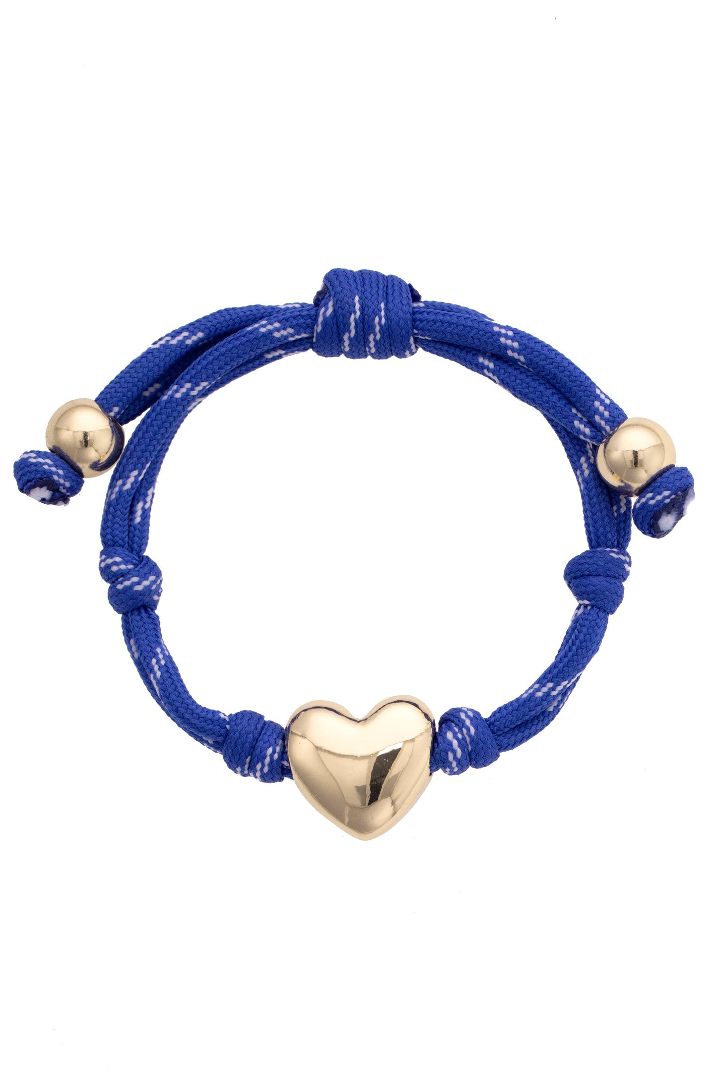 Blaine Puffy Heart Cord Bracelet