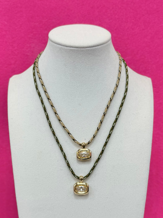 D+G Adjustable Cord Necklace