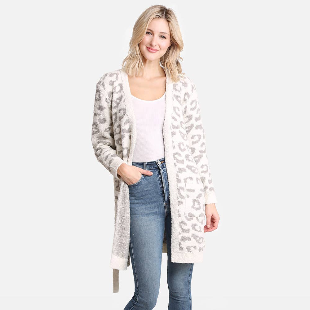 Leopard Patterned Cozy Robe